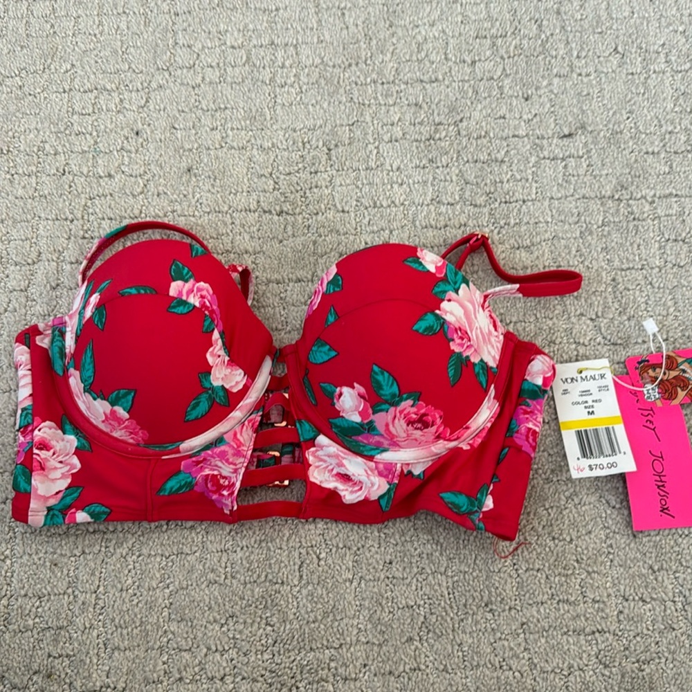 Betsey Johnson swim top